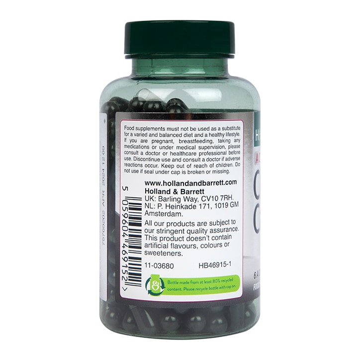 Holland & Barrett Activated Charcoal 120 Capsules